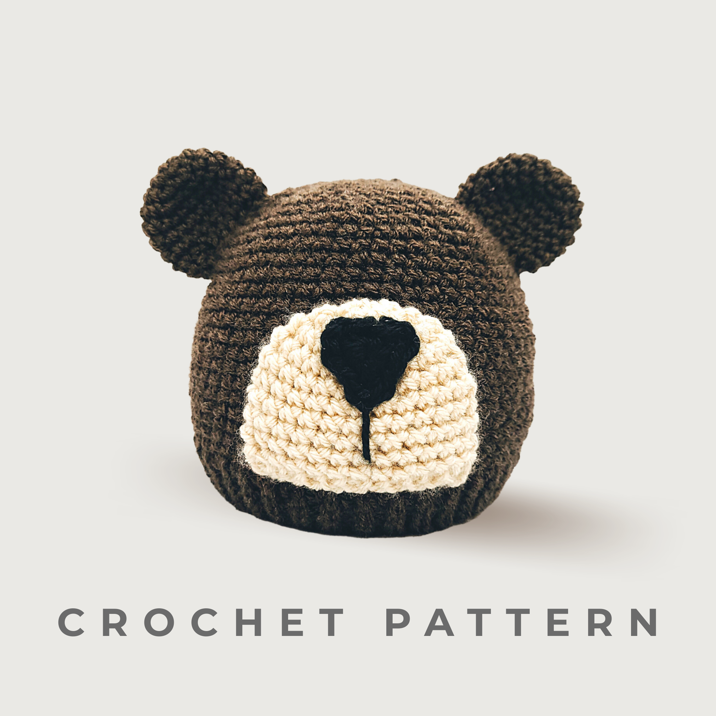 Crochet Bear Hat Pattern