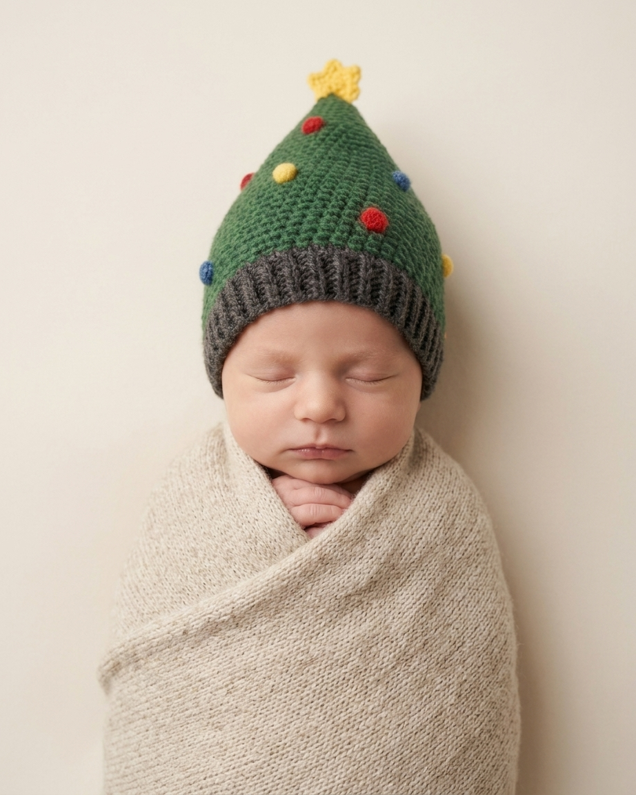 Crochet Christmas Tree Hat Pattern
