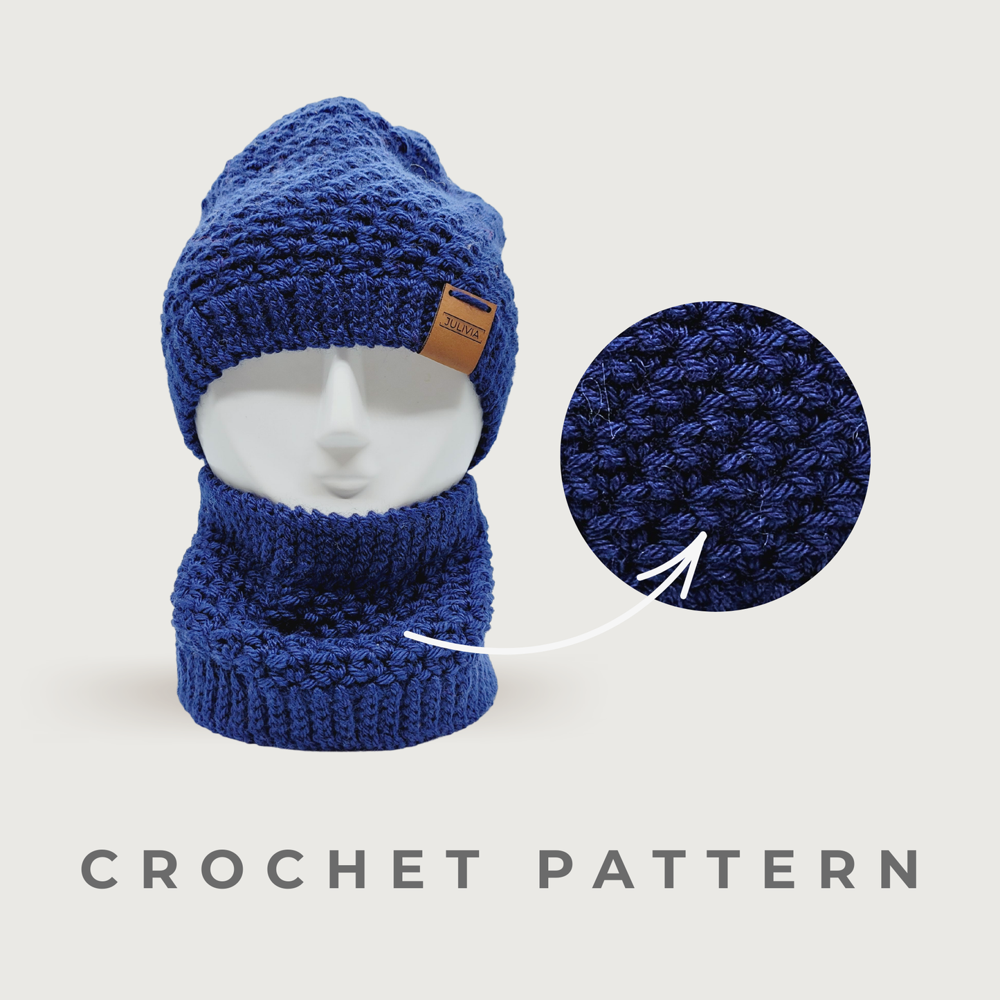 Crochet Simply Elegant Hat and Cowl Pattern Bundle