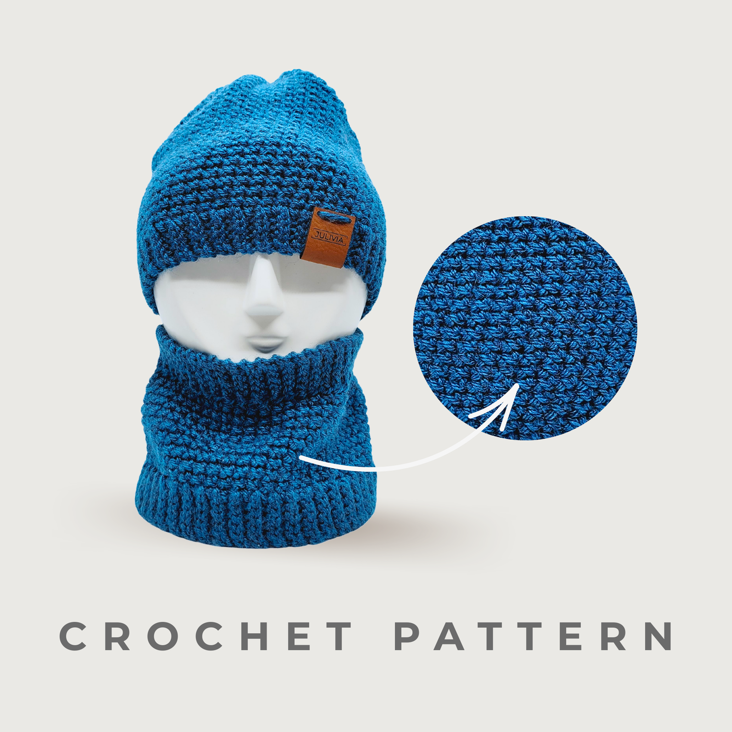 Crochet Bare Minimum Hat and Cowl Pattern Bundle