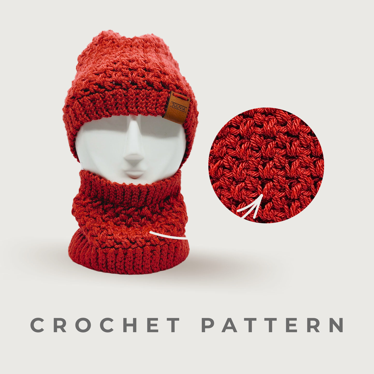 Crochet Coffee Break Hat and Cowl Pattern Bundle