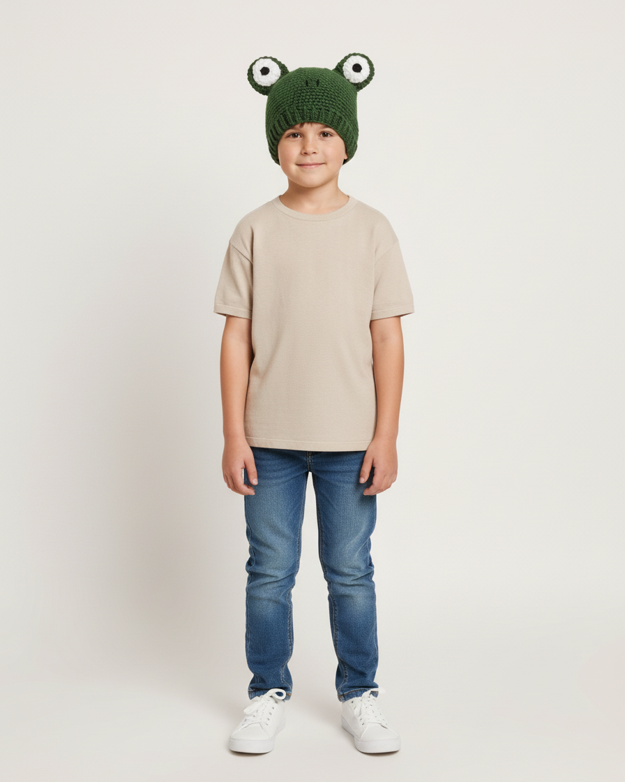 Crochet Frog Hat Pattern