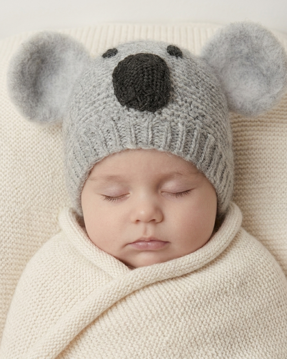 Crochet Koala Hat Pattern