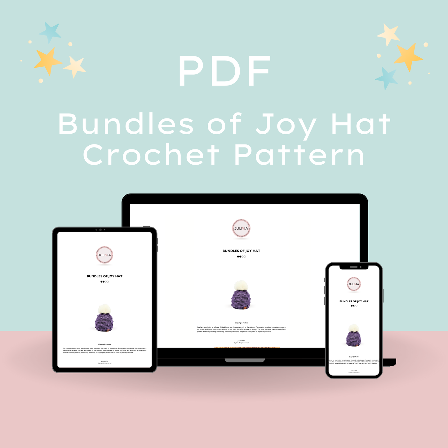Crochet Bundles of Joy Hat and Cowl Pattern Bundle
