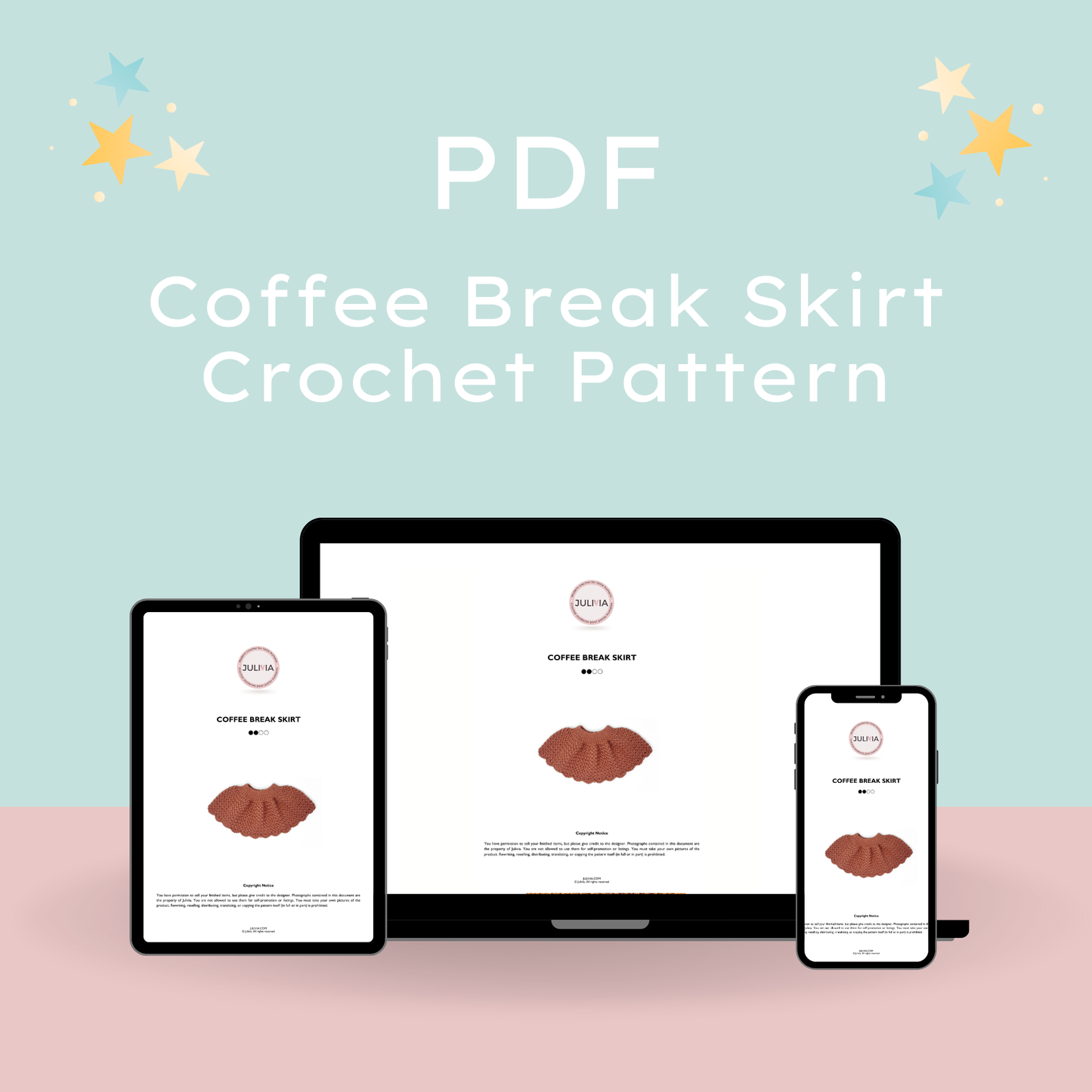 Crochet Coffee Break Skirt Pattern