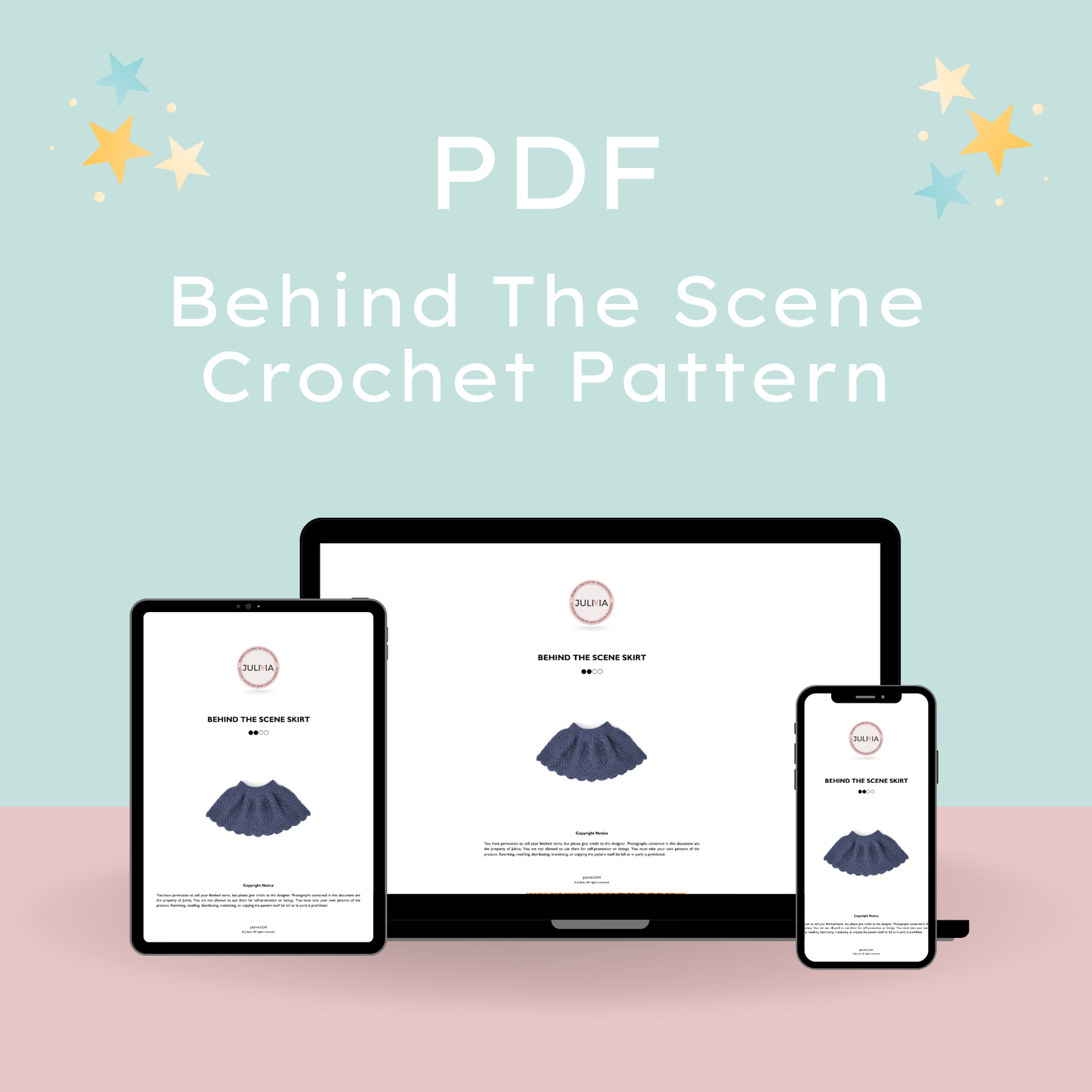 Crochet Behind the Scene Skirt Pattern