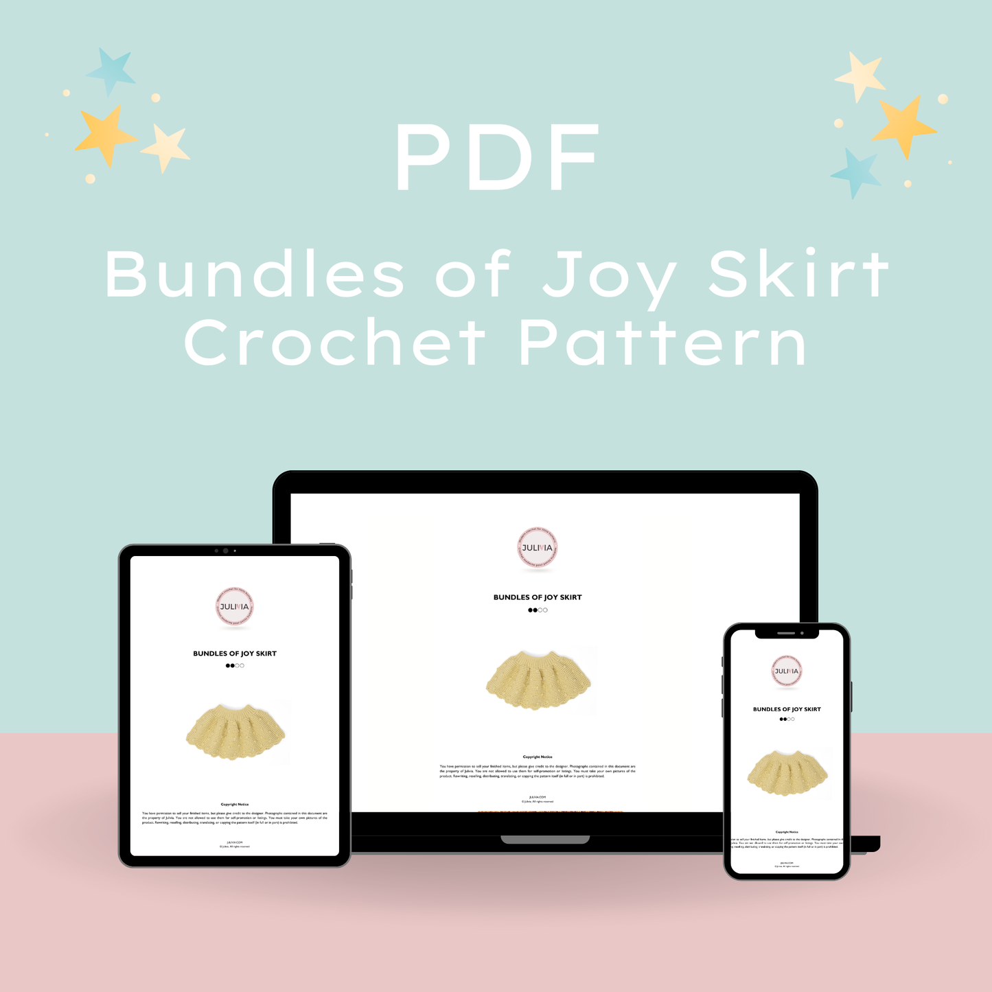 Crochet Bundles of Joy Skirt Pattern