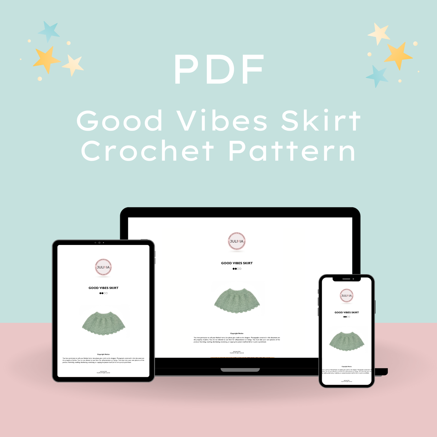 Crochet Good Vibes Skirt Pattern
