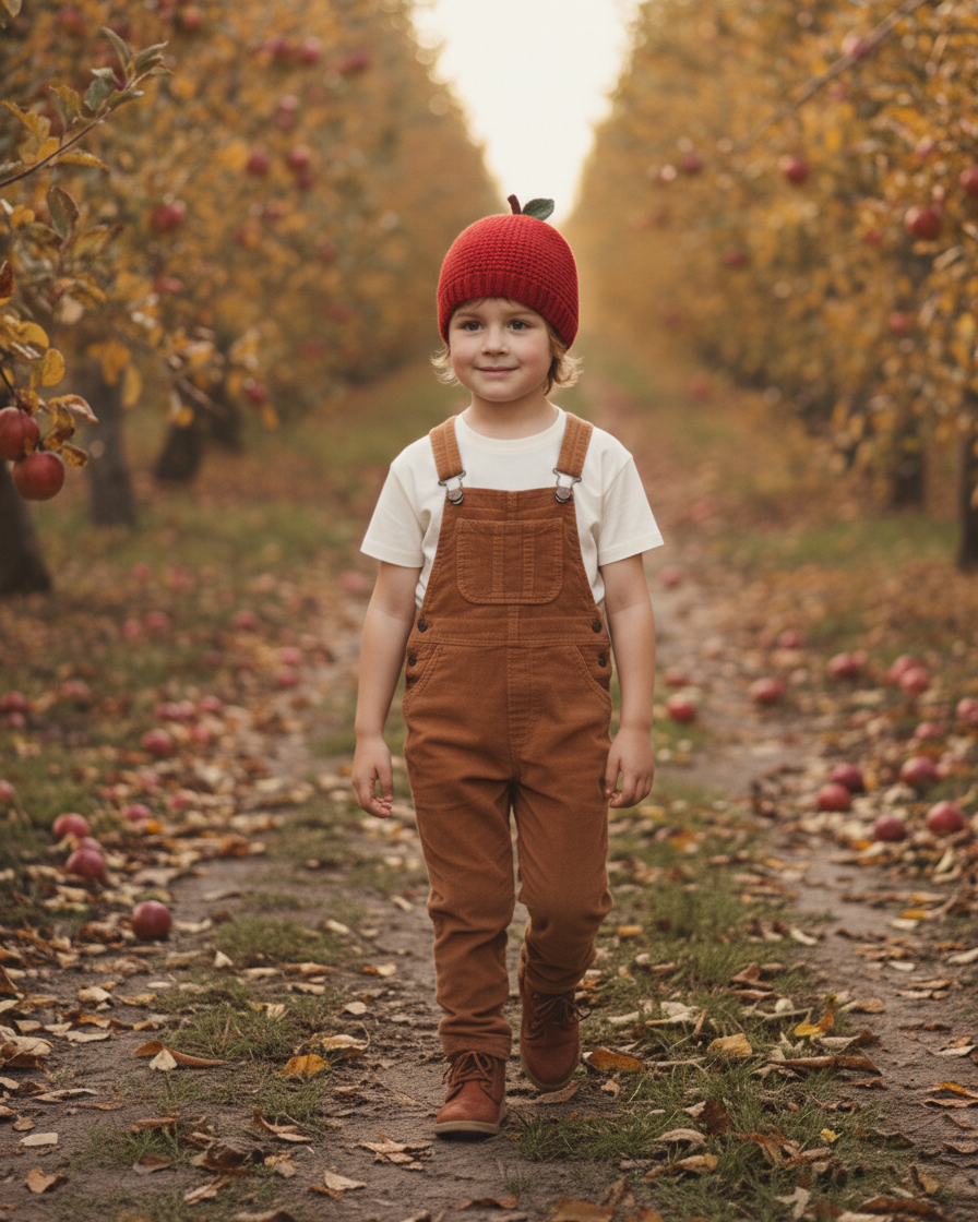 Crochet Apple Hat Pattern