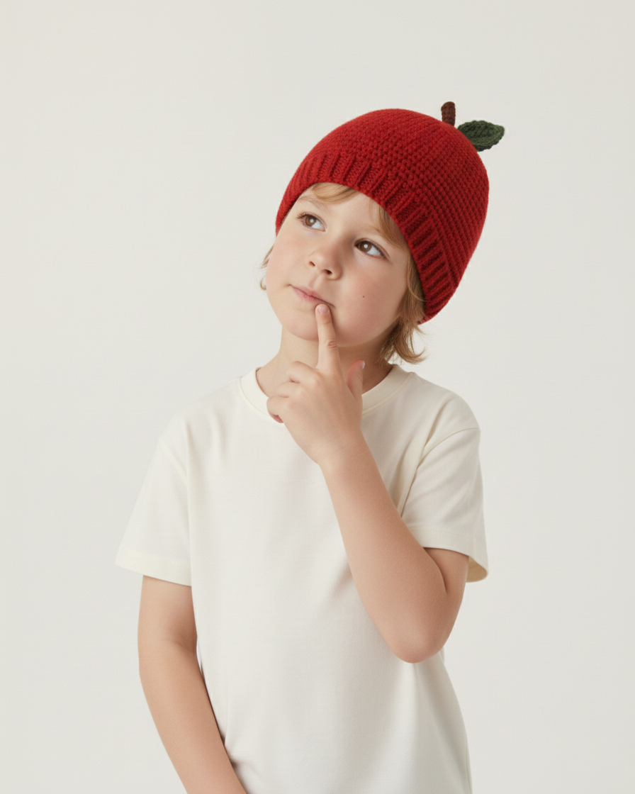 Crochet Apple Hat Pattern