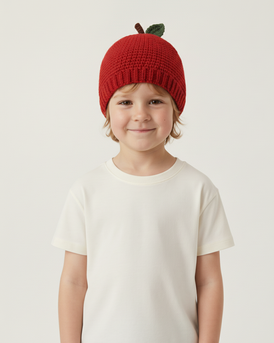 Crochet Apple Hat Pattern