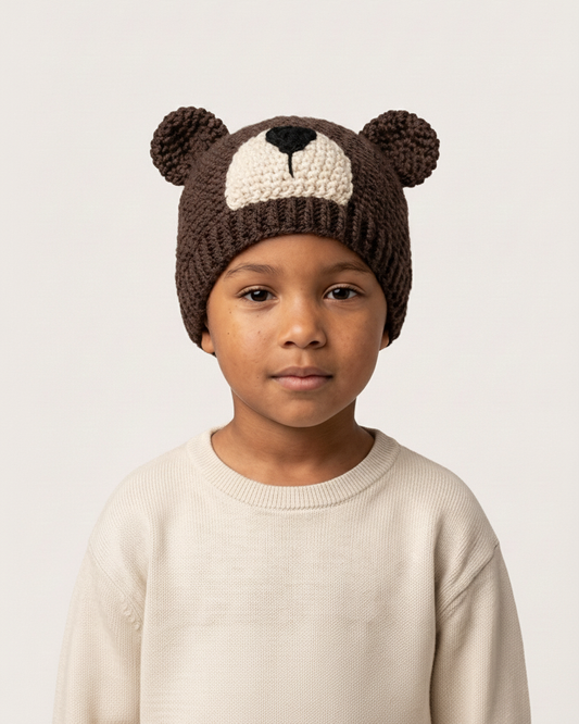 Crochet Bear Hat Pattern