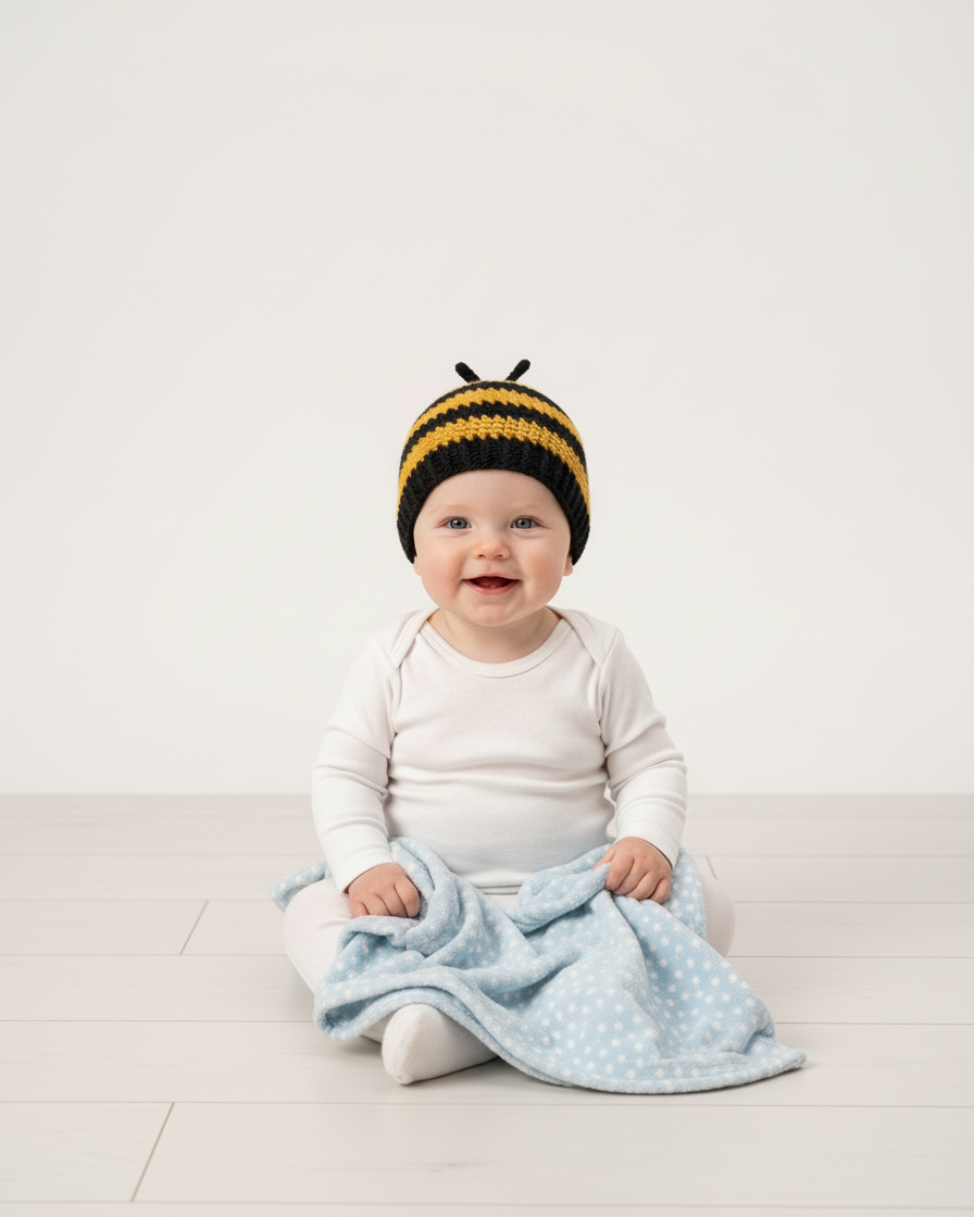 Crochet Bee Hat Pattern