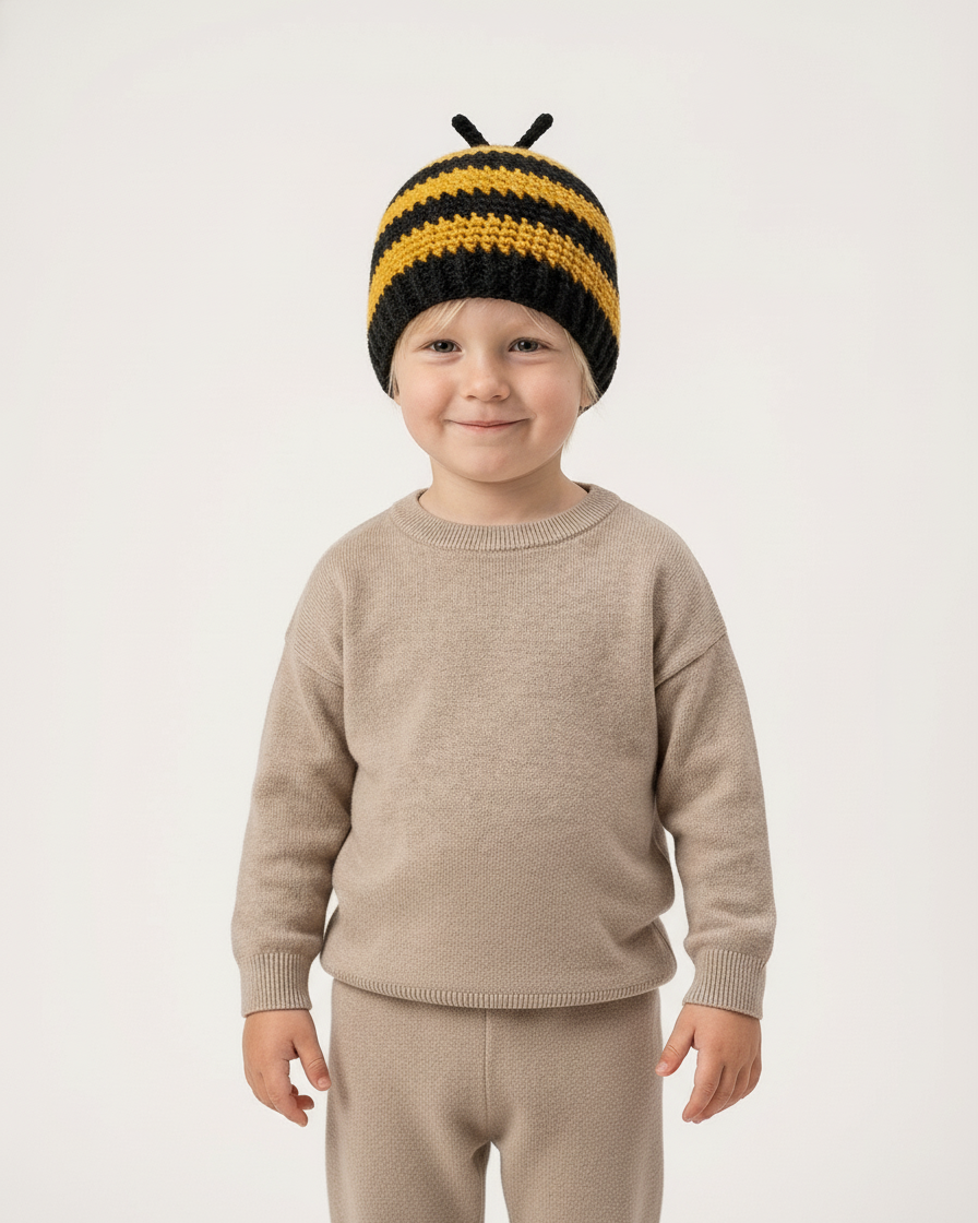 Crochet Bee Hat Pattern