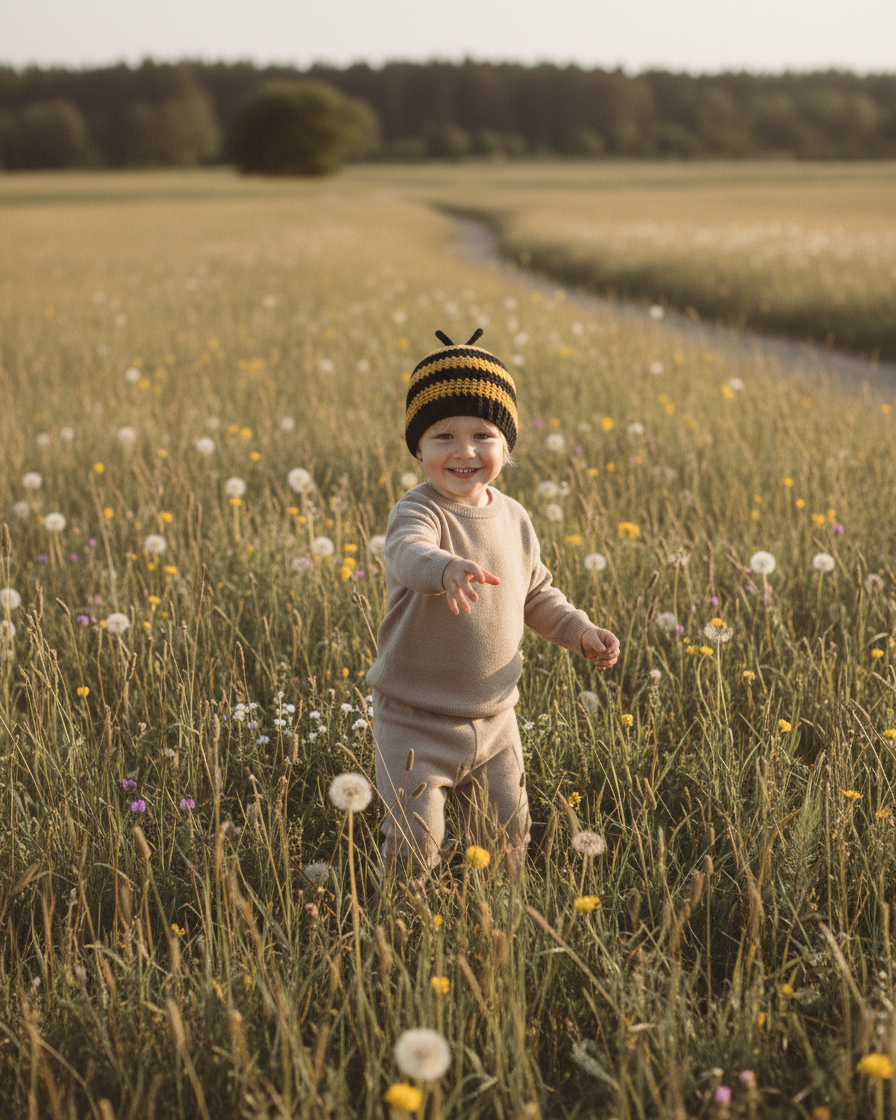 Crochet Bee Hat Pattern