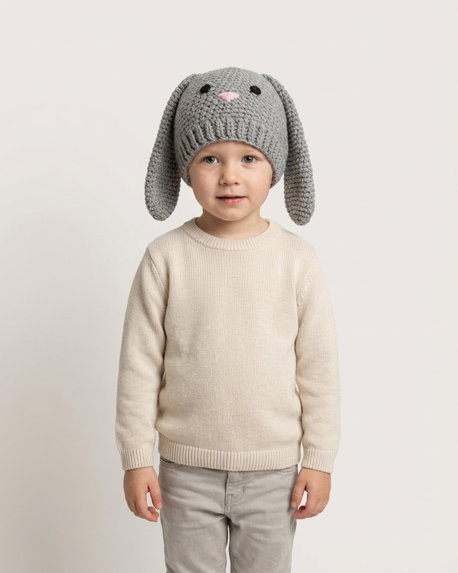 Crochet Bunny  Hat Pattern