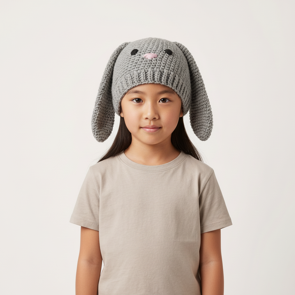 Crochet Bunny  Hat Pattern