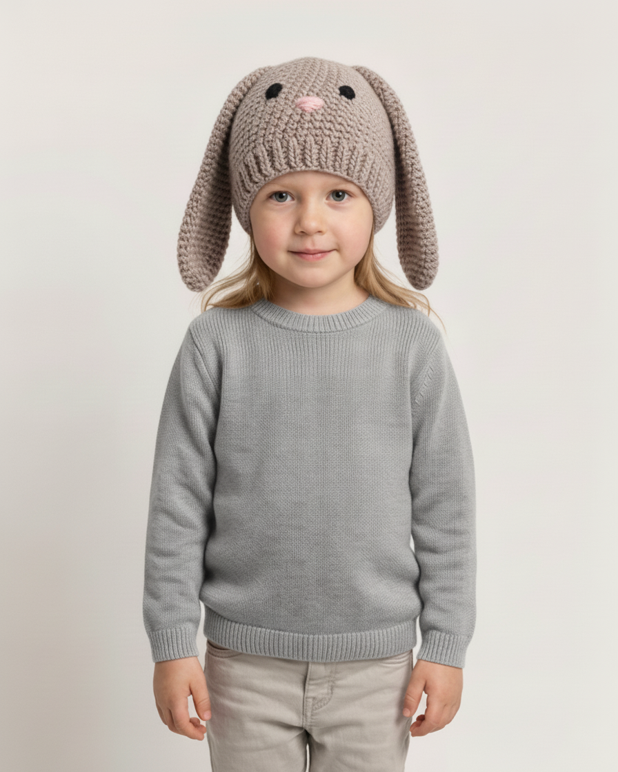 Crochet Bunny  Hat Pattern