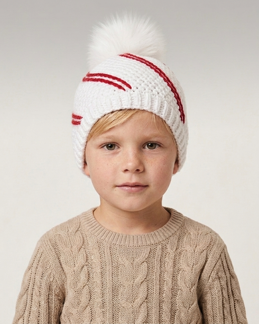 Crochet Candy Cane Hat Pattern