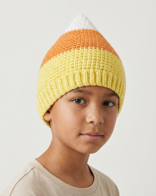 Crochet Candy Corn Hat Pattern