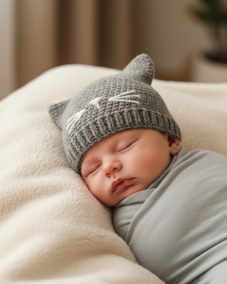 Crochet Cat Hat Pattern