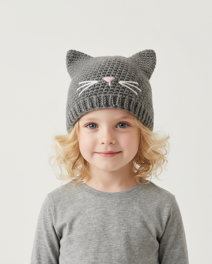 Crochet Cat Hat Pattern