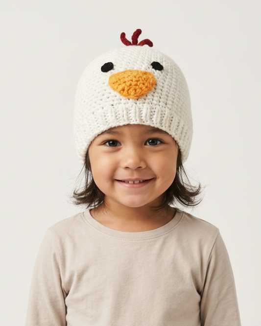 Crochet Chicken Hat Pattern