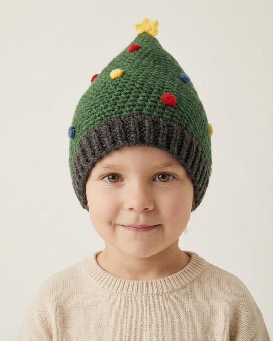 Crochet Christmas Tree Hat Pattern