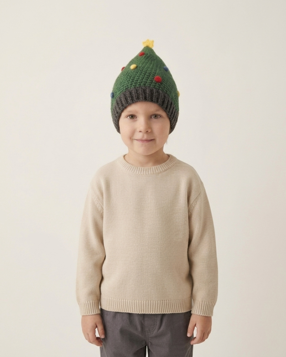 Crochet Christmas Tree Hat Pattern