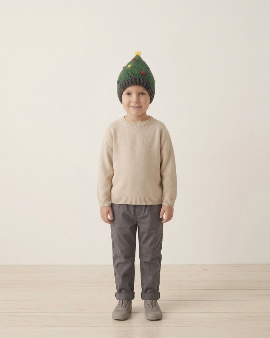 Crochet Christmas Tree Hat Pattern