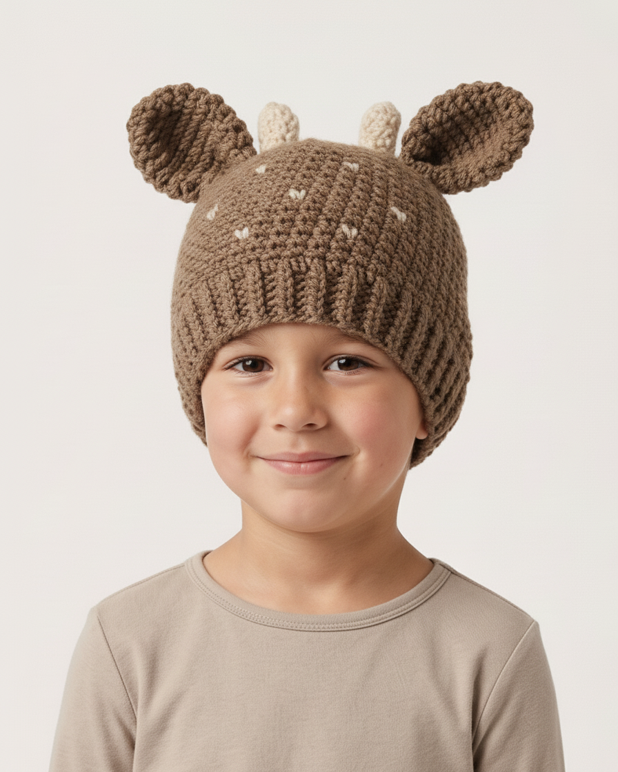 Crochet Deer Hat Pattern