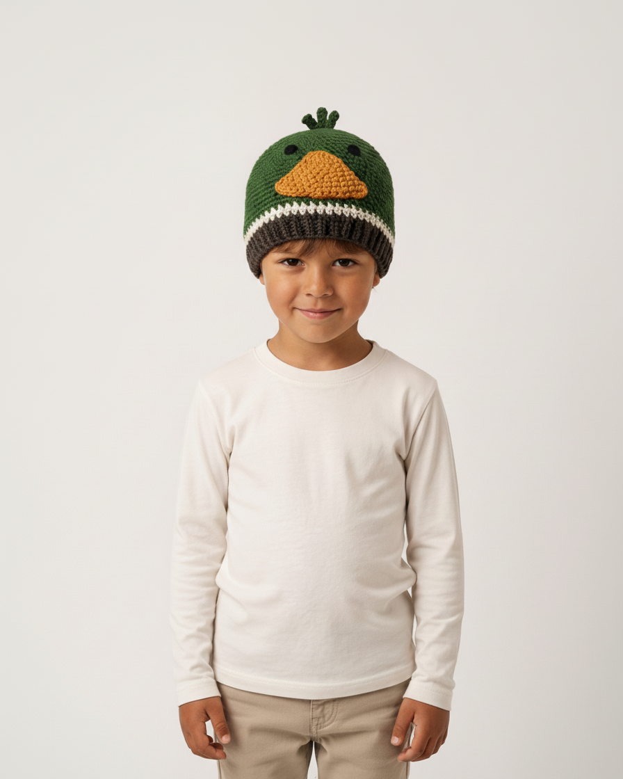 Crochet Duck Hat Pattern