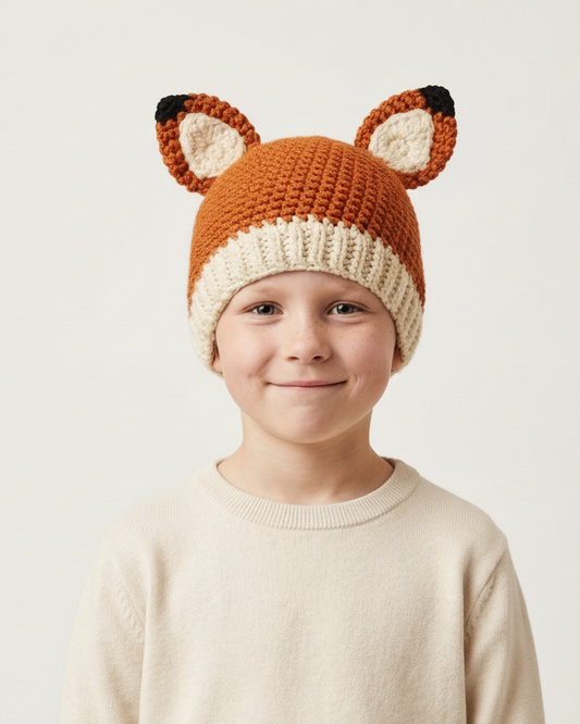 Crochet Fox Hat Pattern