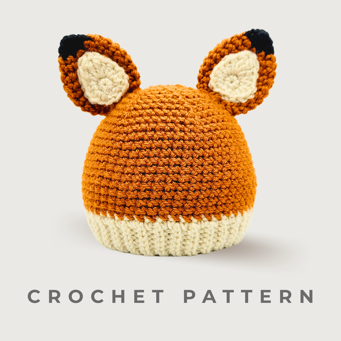 Crochet Fox Hat Pattern
