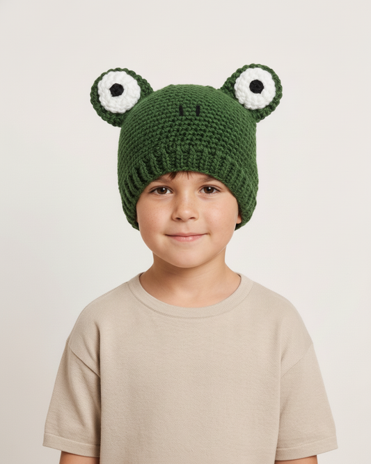 Crochet Frog Hat Pattern