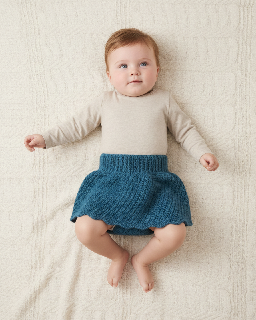 Crochet Graceful Twists Skirt Pattern