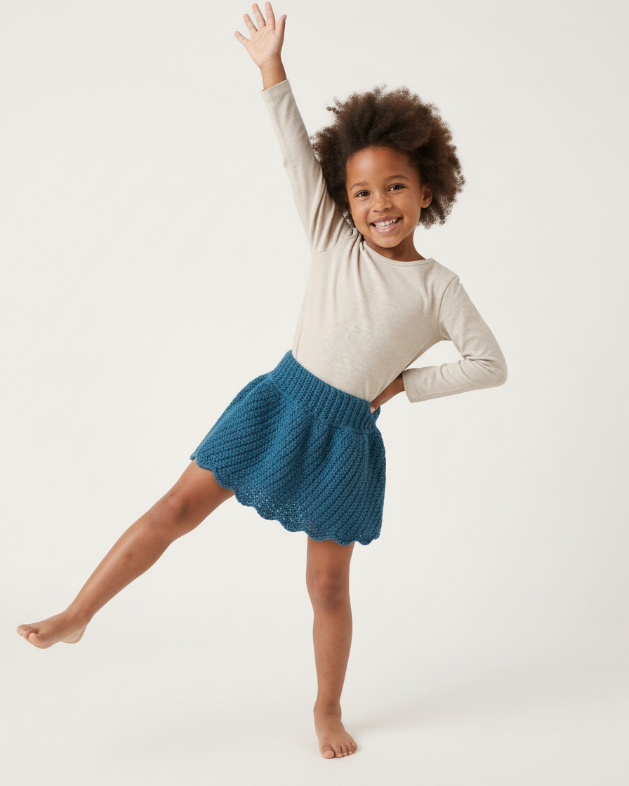 Crochet Graceful Twists Skirt Pattern
