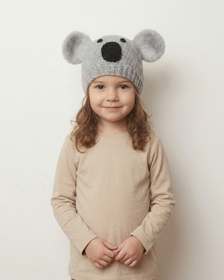 Crochet Koala Hat Pattern