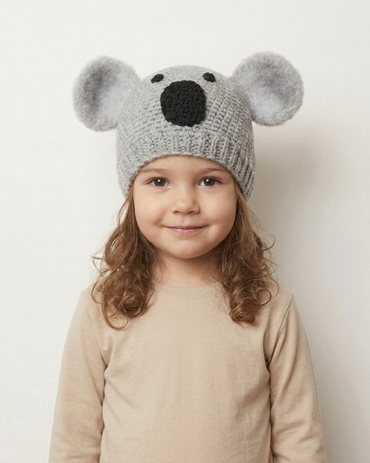 Crochet Koala Hat Pattern