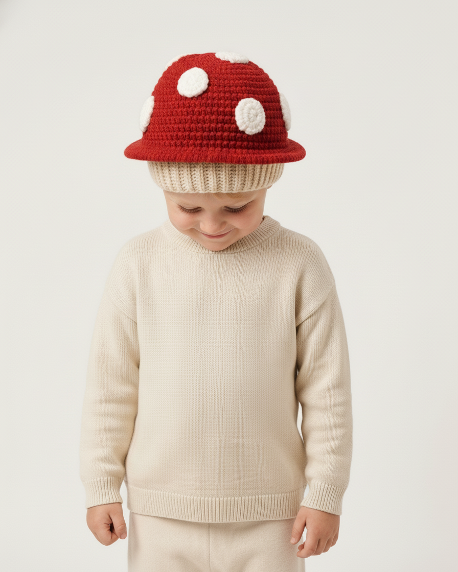 Crochet Mushroom Hat Pattern