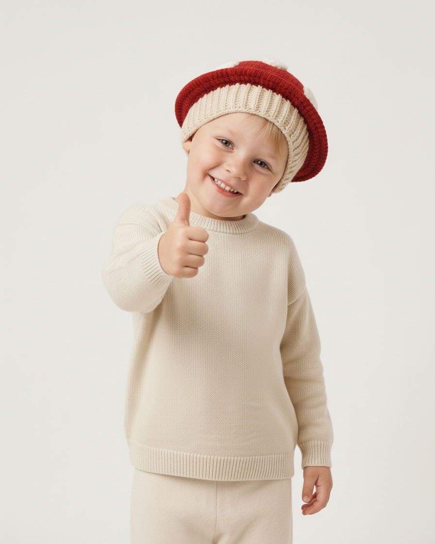 Crochet Mushroom Hat Pattern