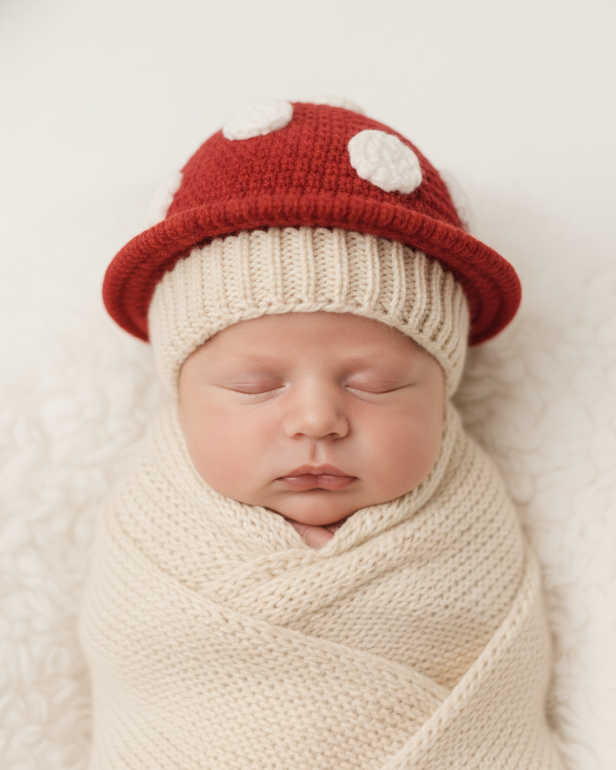 Crochet Mushroom Hat Pattern