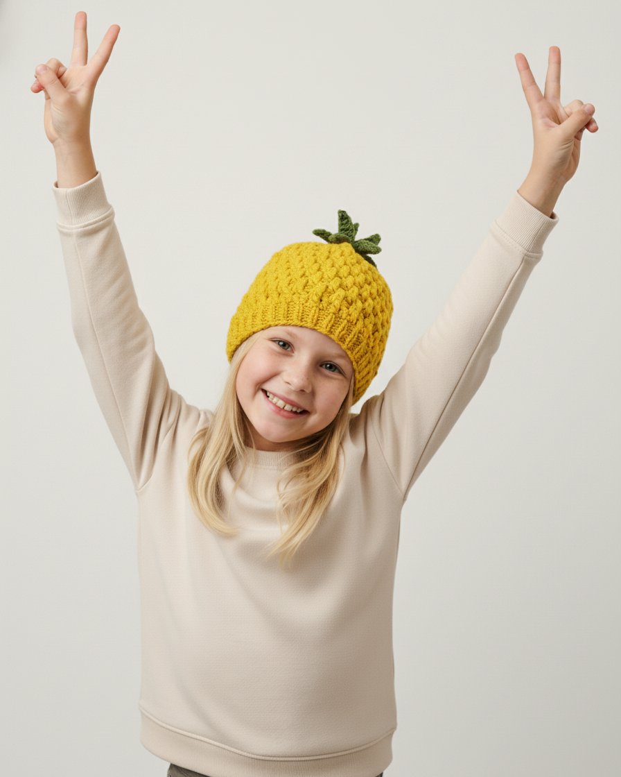 Crochet Pineapple Hat Pattern