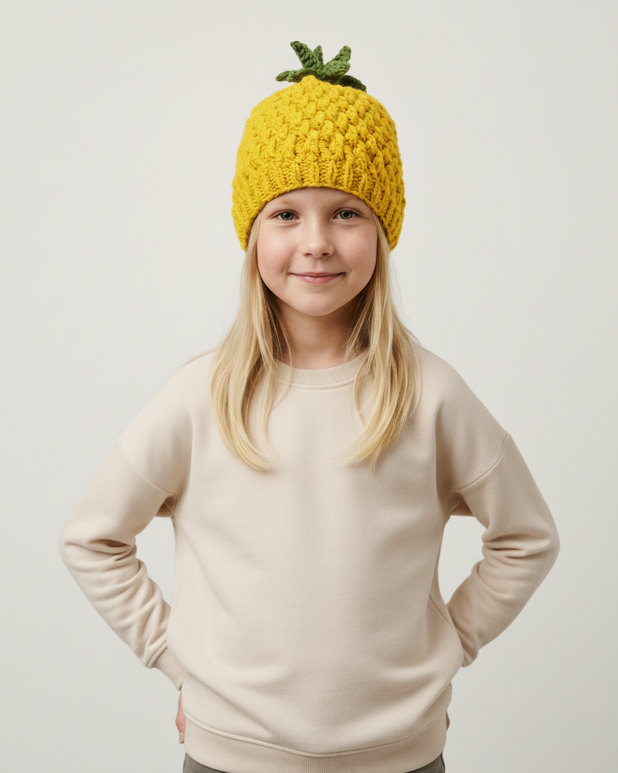 Crochet Pineapple Hat Pattern