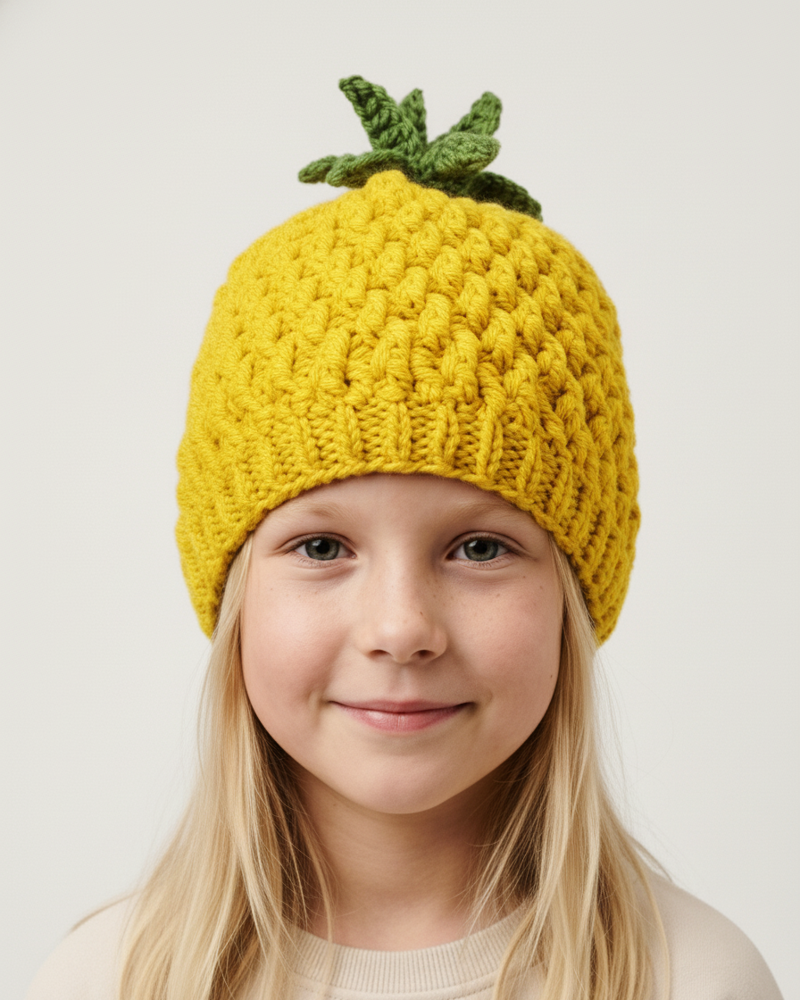 Crochet Pineapple Hat Pattern