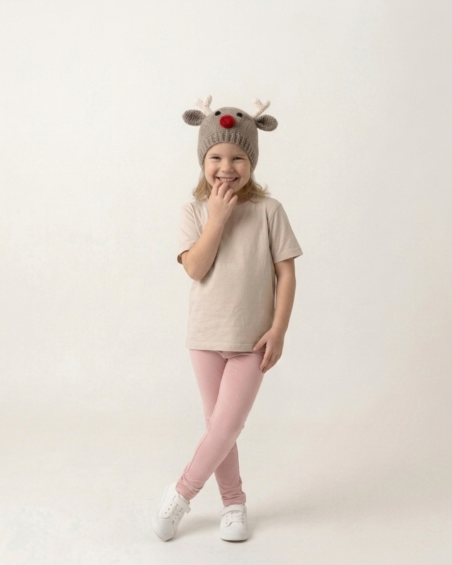 Crochet Reindeer Hat Pattern