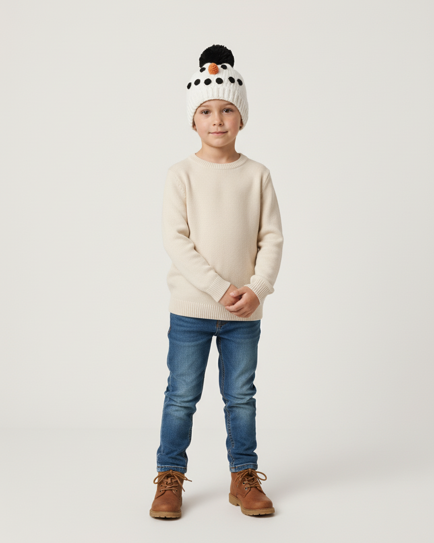 Crochet Snowman Hat Pattern