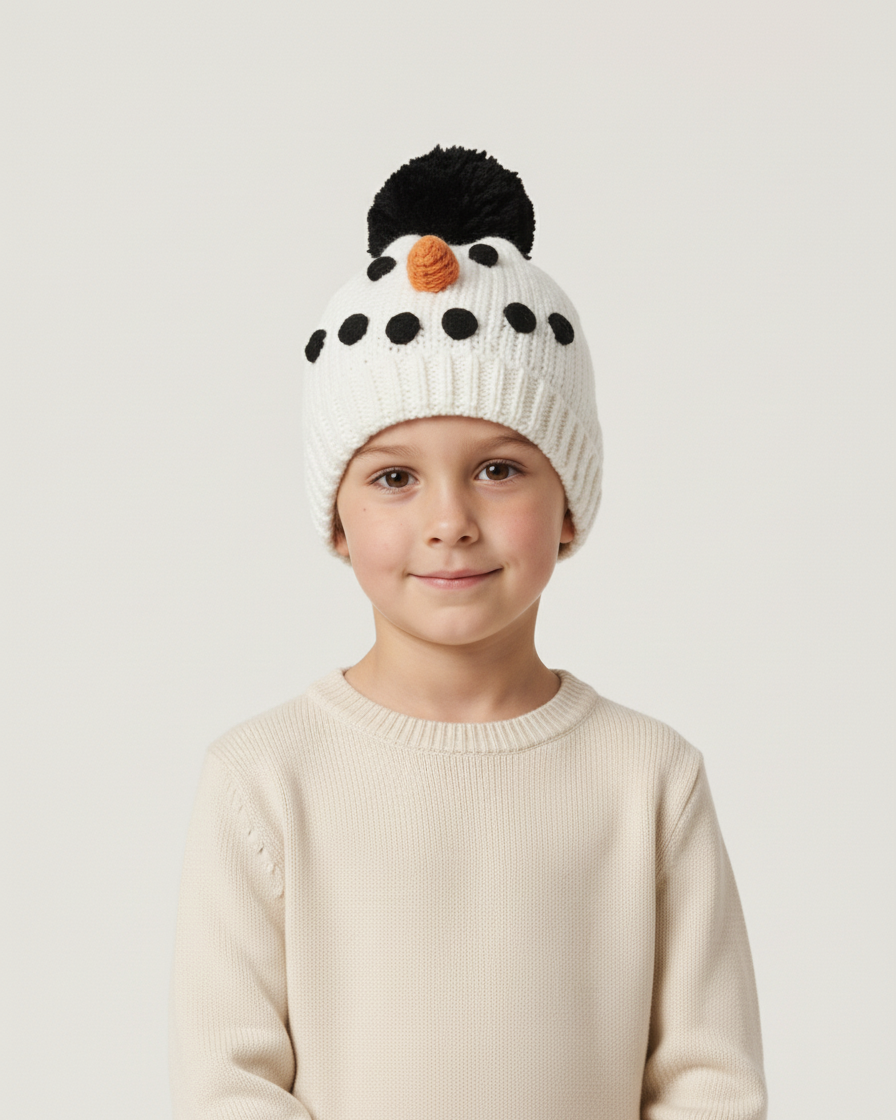 Crochet Snowman Hat Pattern