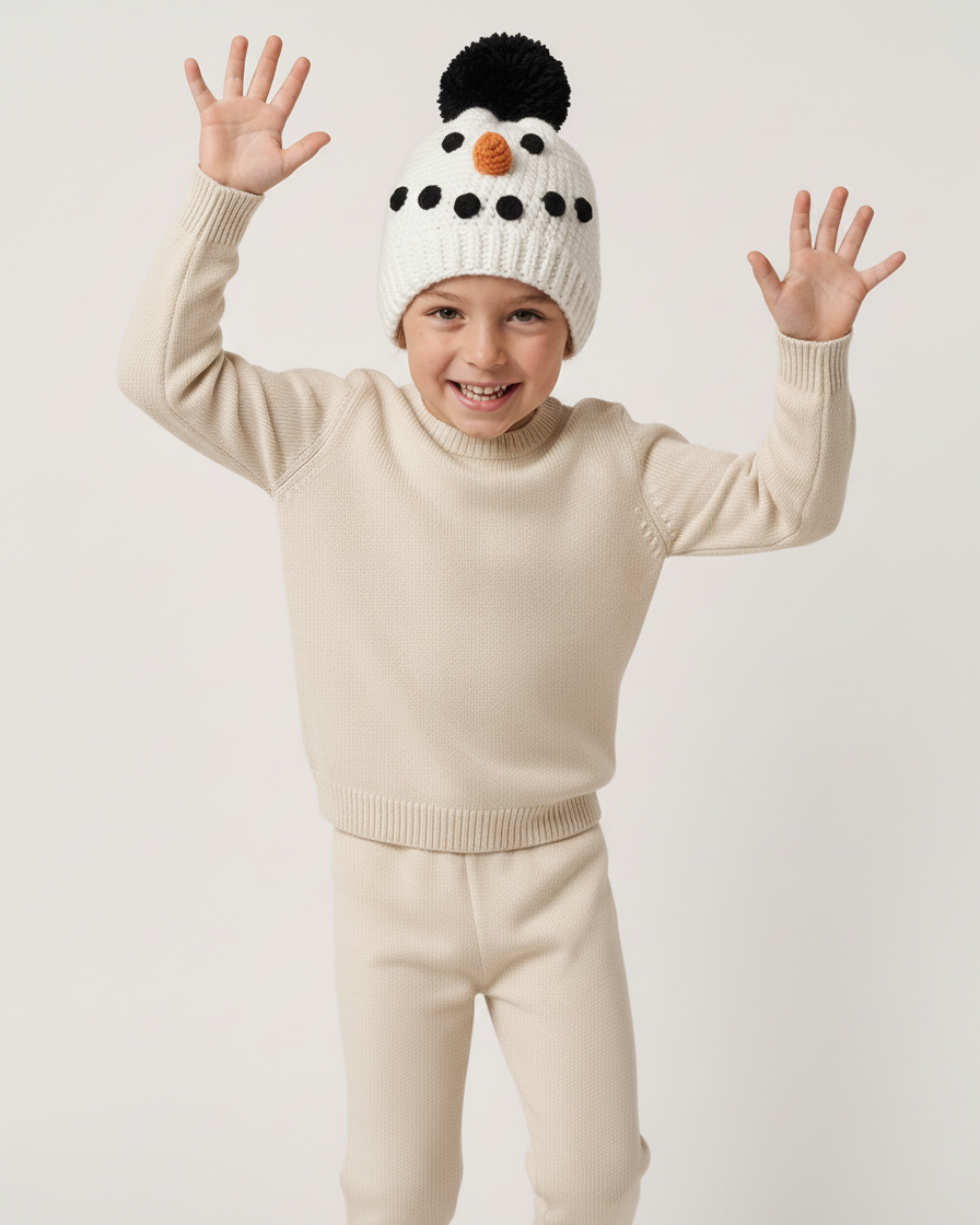 Crochet Snowman Hat Pattern