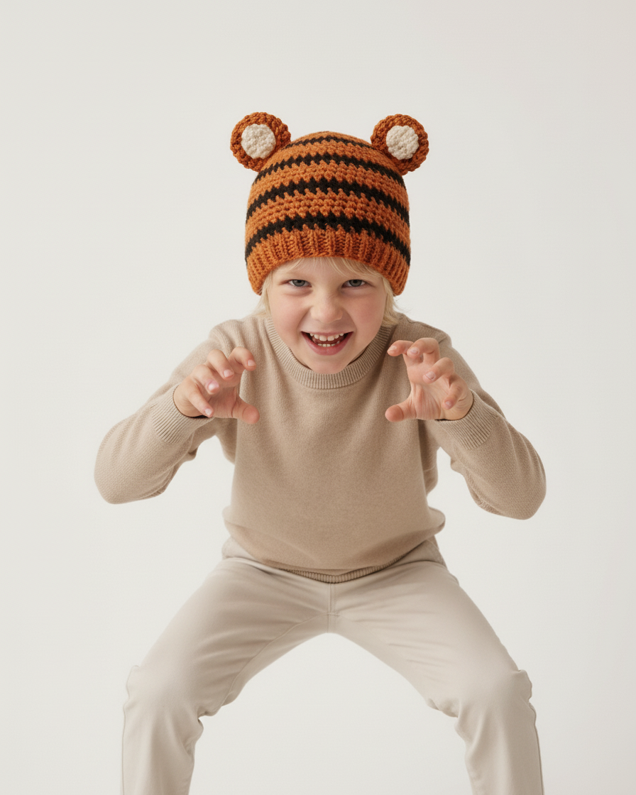 Crochet Tiger Hat Pattern